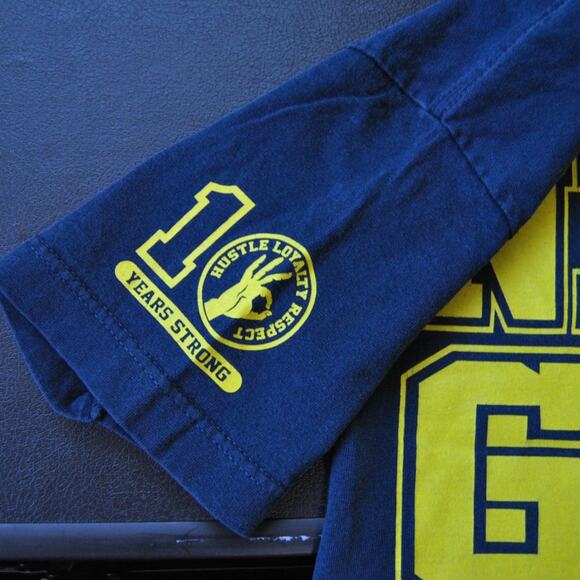 John Cena 2011 WWE 10 Years Strong Small Black Short Sleeve Shirt - Picture 6 of 9